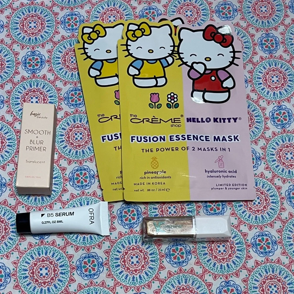 NWT Beauty Bundle YChighlighter OFRA Serum Blur Primer Crème Shop face masks - Picture 1 of 7